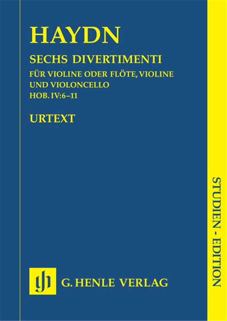 Sechs Divertimenti Fur Violine (Flute)